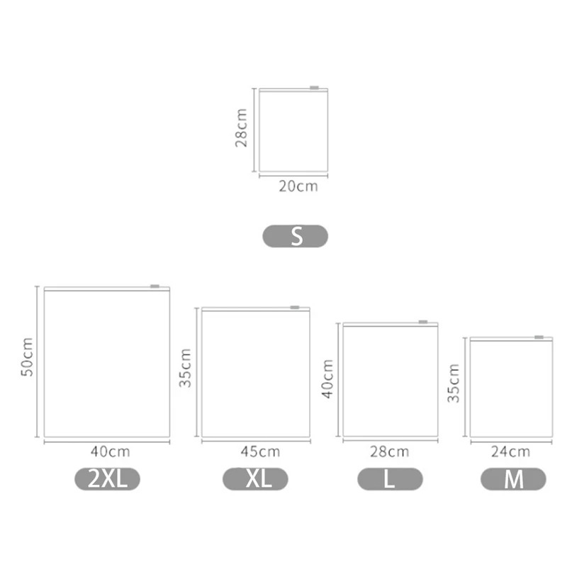 Practical Portable Storage Bags Travel Luggage Partition For Clothes And Underwear Packing Organizer Waterproof | Дом и сад