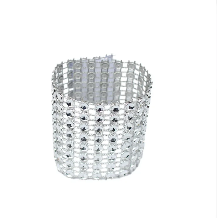 10 шт. алмазные кольца для салфеток стразы держатель свадебное украшение банкета