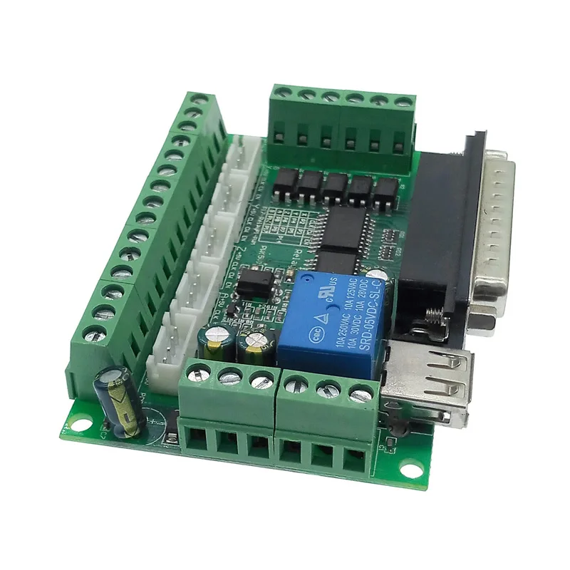 Плата драйвера с ЧПУ USB MACH3 100 кГц коммутационная плата 5 осевой интерфейс драйвер motion контроллер