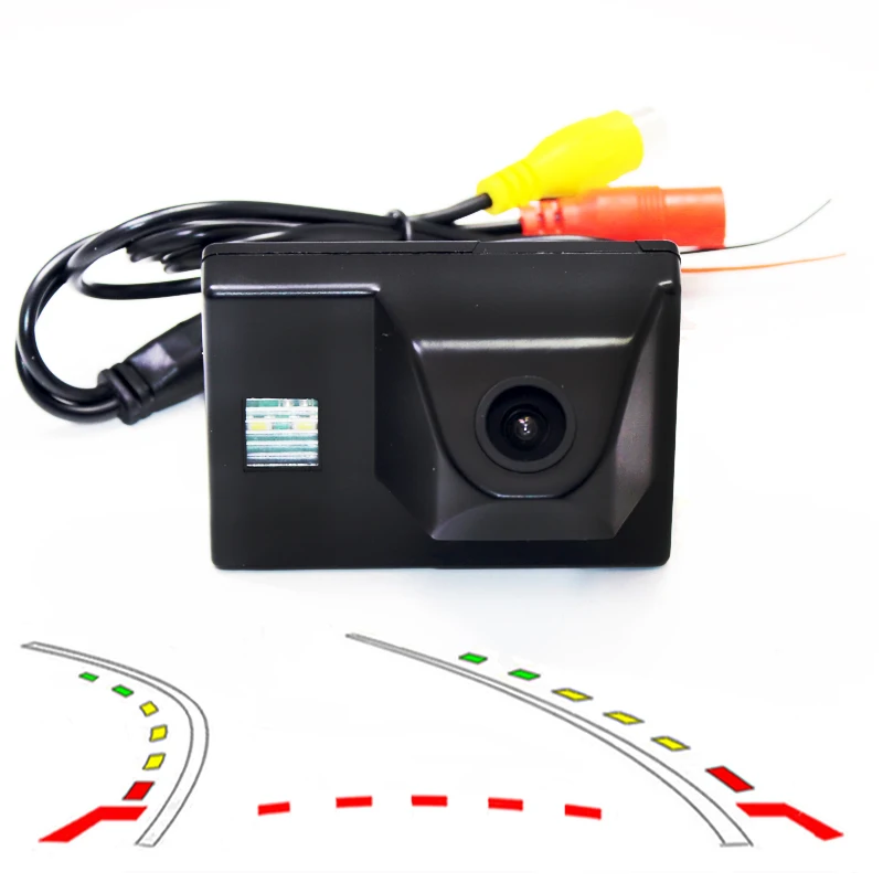 

Dynamic Trajectory tracks Car Parking Rear View backup Camera For Toyota Land Cruiser LC 200 LC200 2008~ 2014 Reverse Camera