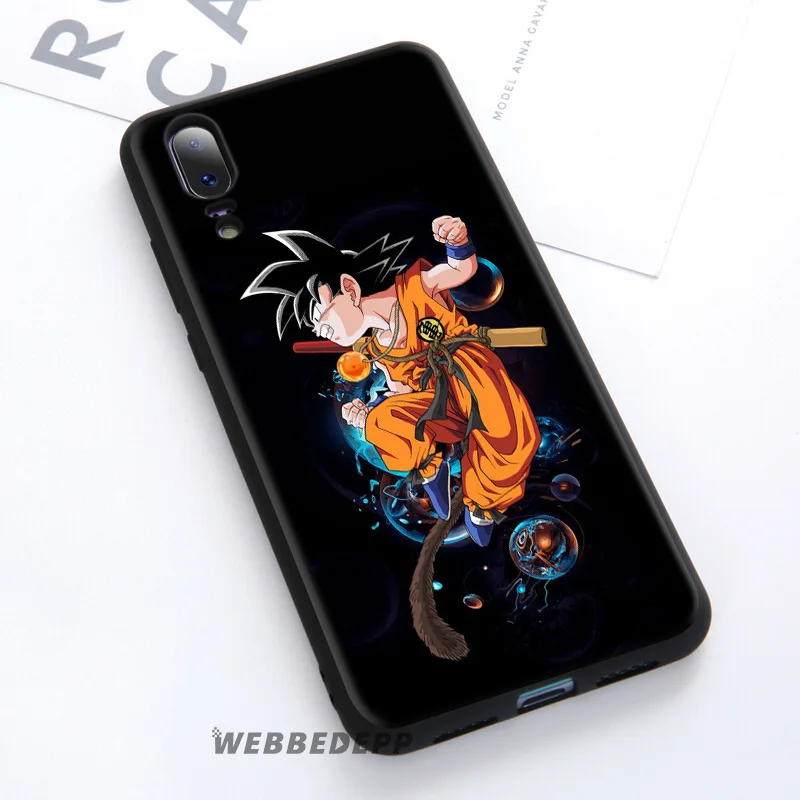 WEBBEDEPP DRAGON BALL Z Goku Soft Case For Huawei P30 P20 Pro P10 P9 Lite 2017 P Smart 2019 &amp Nova 3 3i Y9 |