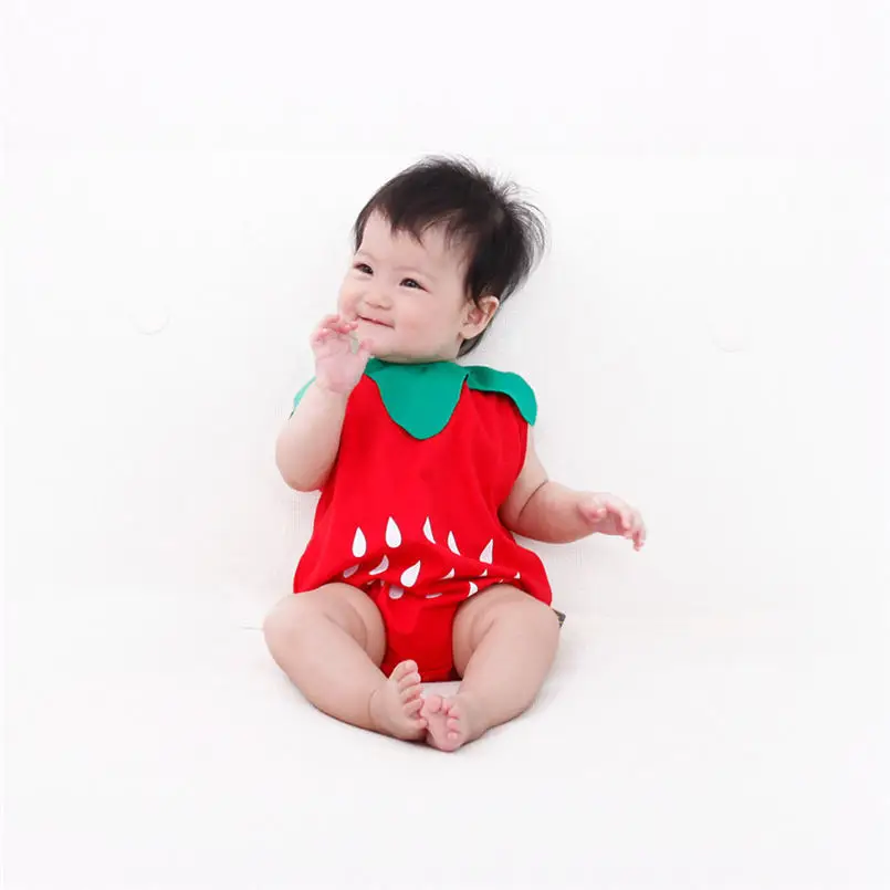 

Lovely Infant Baby Newborn Cartoon Soft Bodysuit Outfits Clothes Floral Sleeveless Ruffles Bodysuits Jumpsuit Susnuit 30