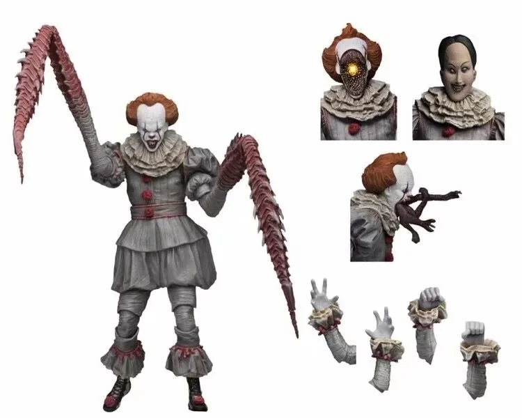 NECA Stephen King's It Ultimate The Pennywise Dancing Clown PVC Action Figure Collectible Toy Halloween Gift Doll | Игрушки и хобби