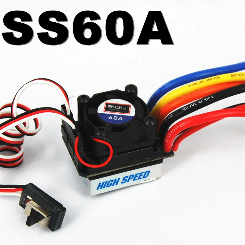 

Mystery Fire Dragon ZTW 60A ESC Sensored ESC For 1/10 RC CAR