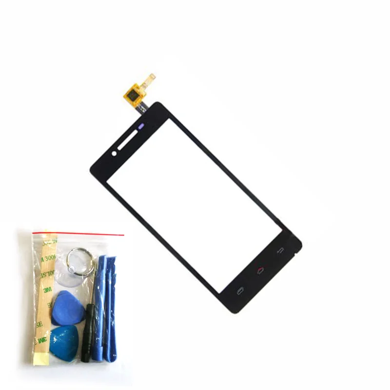 Черный Сенсорная Панель переднее стекло датчик для Prestigio MultiPhone PAP5450 PAP 5450 DUO 4 5