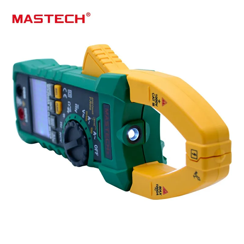 MASTECH MS2015A AutoRange Digital AC 1000A токовые клещи True RMS мультиметр Частота с бесконтактным детектором напряжения