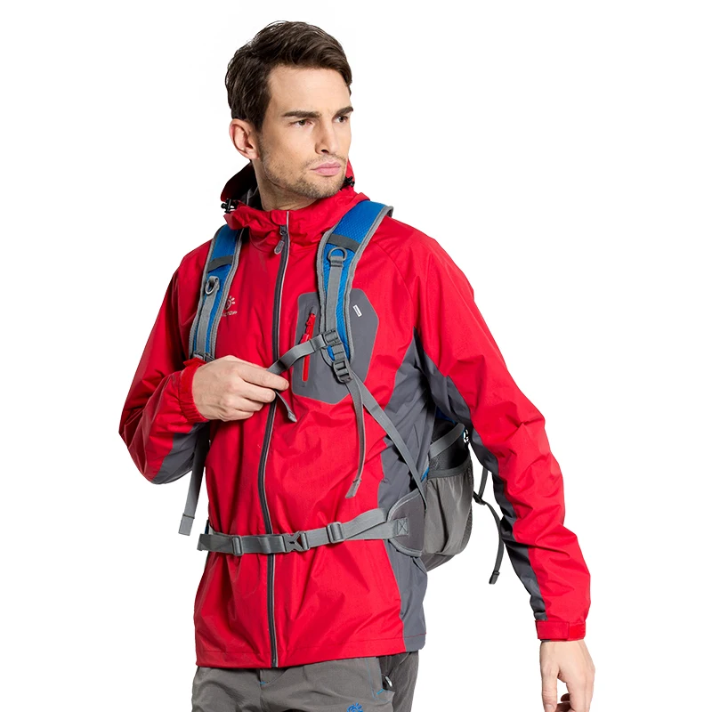 Dropshipping Windstopper один слой Куртки мужчины бренд непромокаемую куртку для Кемпинга