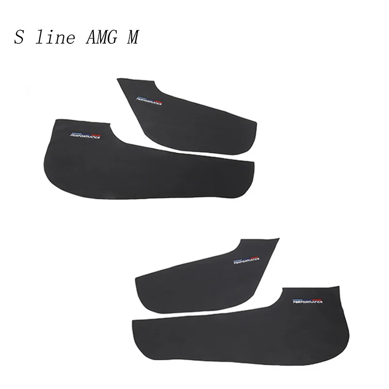 Car Styling Door Anti Kick Pad Protection mat decoration Covers Stickers trim For BMW X5 F15 2014-2018 Interior Auto Accessories |