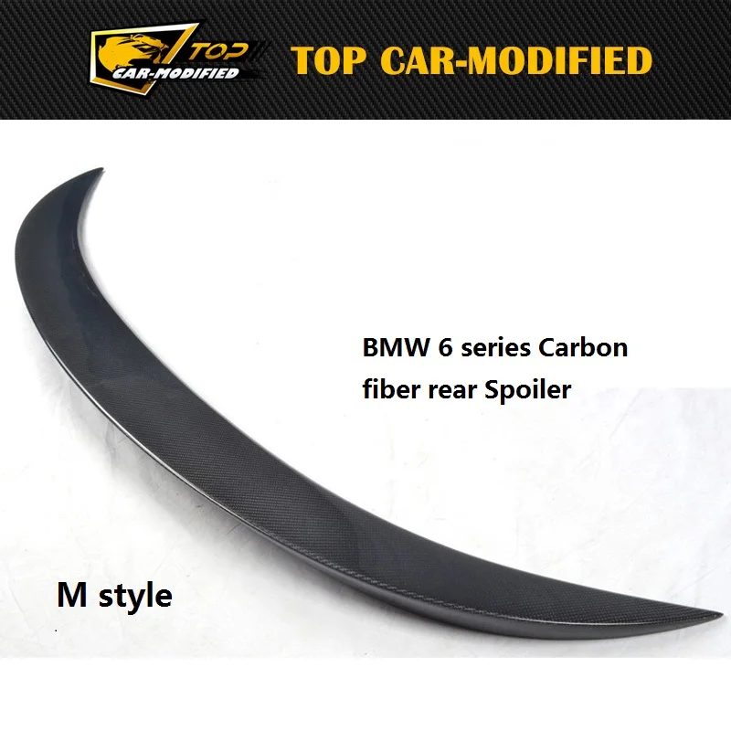 Бесплатная доставка задний спойлер из углеродного волокна для BMW 6 серии F12 F13 F06 640i