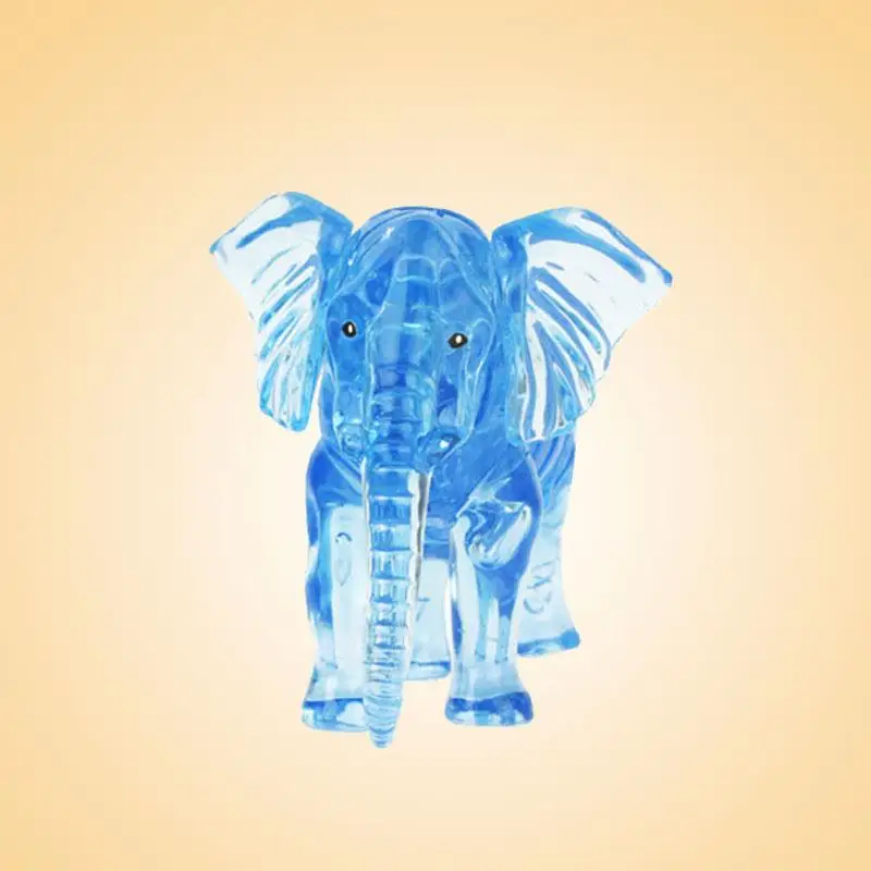 3D Crystal Пазлы слон Детская Интеллектуальное развитие|Пазлы| |