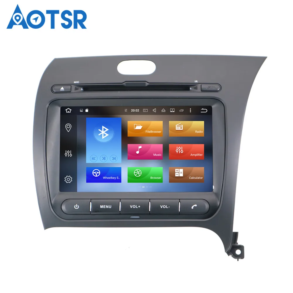 

Aotsr Android 8.0 GPS navigation Car DVD Player For KIA Cerato/K3/Forte 2013-2016 multimedia radio recorder 2 DIN stereo WiFi