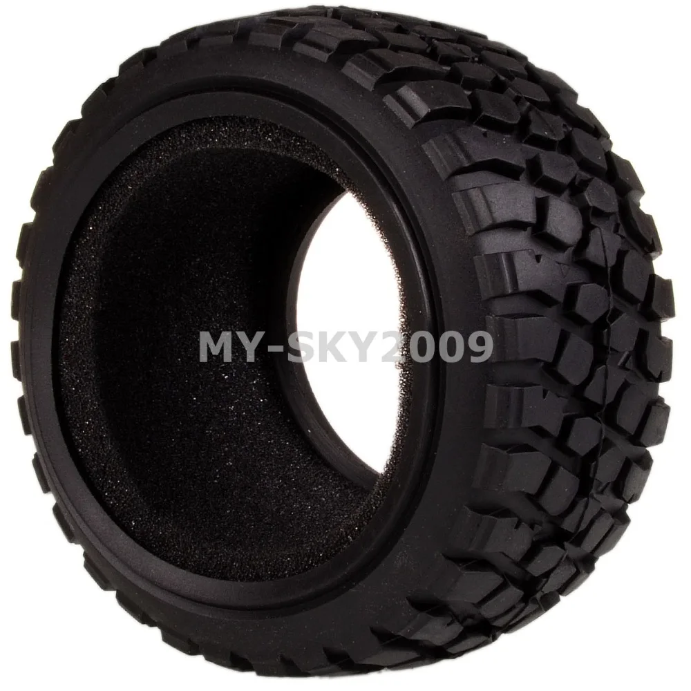 4 шт. резиновые шины и поролон для 1/10 RC короткокурсных грузовиков Traxxas Slash HPI Racing |