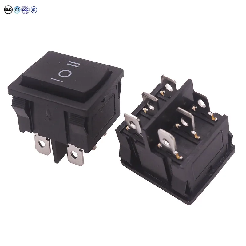 Клавишный переключатель 6 вилок 37*30*30 мм шт.|switches electrical|4 button switchrocker switch 12 v |