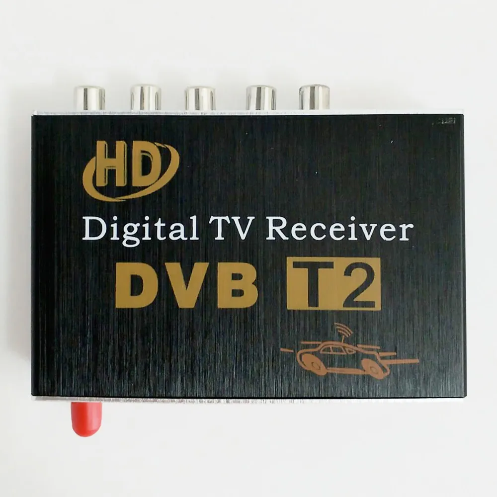 DVB-T2 H.264 MPEG-4 MPEG-2 Автомобильный цифровой ТВ приемник коробка для России Таиланд Украина Таиланд Колумбия Израиль поддержка 40-60 км/ч