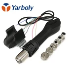 Тепловая пушка для пайки горячим воздухом, ручка для пайки 858 8858D 878A 878, ремонт BGA с кронштейном для насадки