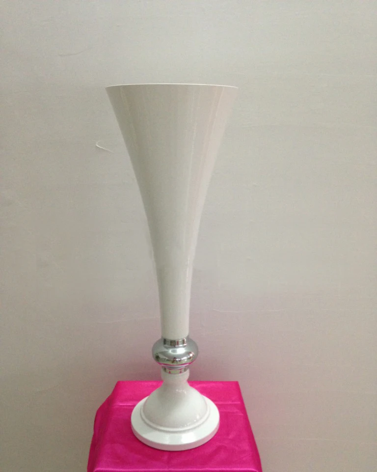 

Free Shipping White Table Stand 68cm( 26.7") Wedding Table centerpiece Wedding flower vase Wedding decoration 10pcs/lot