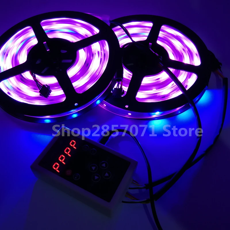 5 м RGB Мечта Волшебная Светодиодная лента DC12V 6803 IC IP67 водонепроницаемая