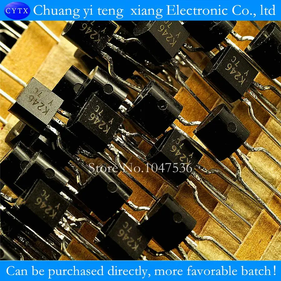 P channel FET 2SK246 MOS tube TO 92 10 шт./лот|lot lot|p plot 10pcs |