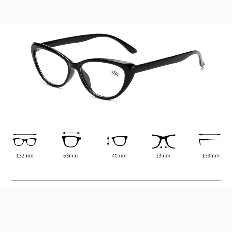 VCKA 2020 новые очки для чтения кошачий глаз Для женщин Мужчины легкий