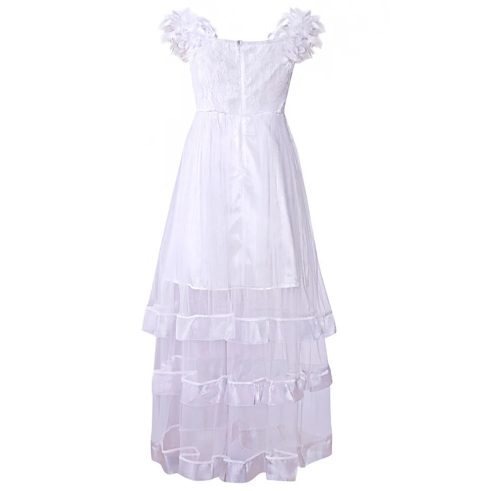 Новинка 2019 милое женское платье с воротником лодочкой весеннее модное кружевное