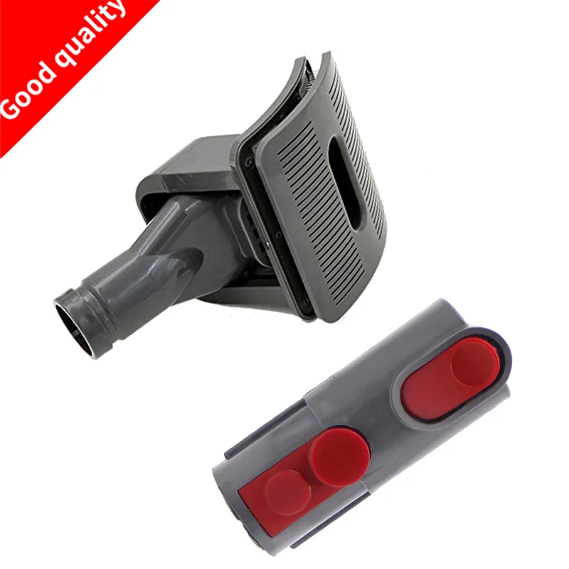 

2pcs/set Groom Dog Pet Tool Brush&connector adapter converter suitable for Dyson V7 V8 Vacuum Cleaner Replacements Parts