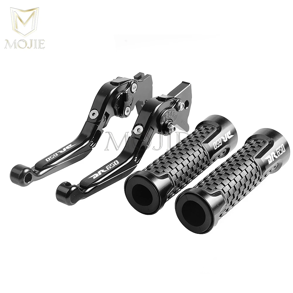 Motorcycle CNC Adjustable Brake Clutch Levers Handlebar Hand Grips For Suzuki DR 650 DR650 S / SE DR650S DR650SE 1994-2010 | Автомобили и