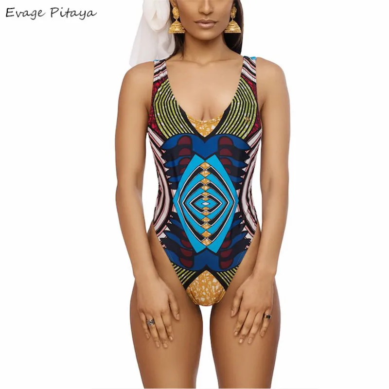 Женский купальный костюм maillot de bain femme Цельный купальник с открытой спиной и v