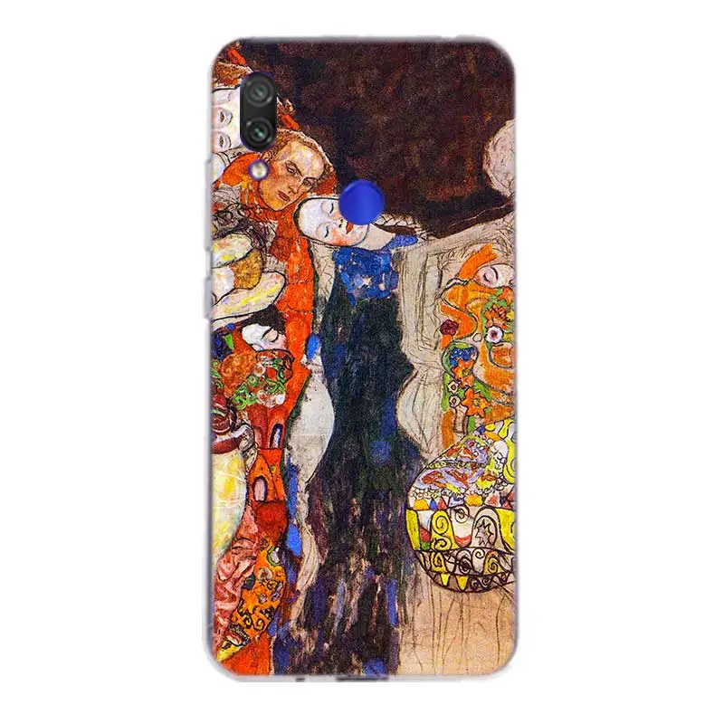 Kiss by Gustav Klimt Silicone Case For Xiaomi Redmi Y3 S2 Y2 Note 7 6 5 Pro 4 4X 5A 6A Pocophone F1 Mi 8 A2 lite 9 A1 Cover |