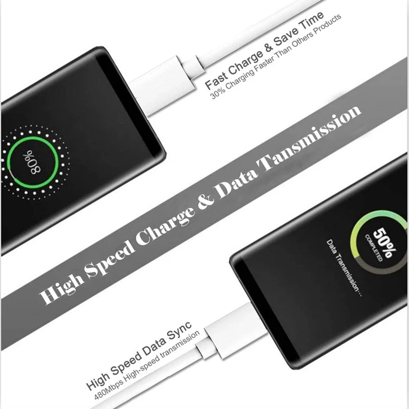 3 м длинный Android зарядный кабель быстрая зарядка, USB к Micro USB кабель Белый, Micro USB 2,0 кабель USB Micro кабель для samsung, Kindle
