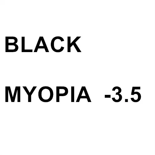 Black Myopia 350 Оптические очки для плавания по рецепту, анти-туман, УФ очки для близорукости, водонепроницаемые силиконовые очки для плавания для взрослых - Цвет: Black Myopia 350