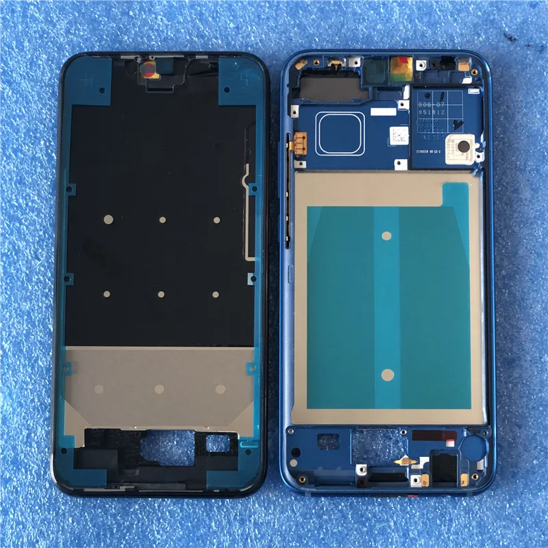 Оригинальная передняя рамка для 5,8" huawei Honor 10 Axisinternational передняя рамка средняя рамка Корпус с боковыми кнопками питания