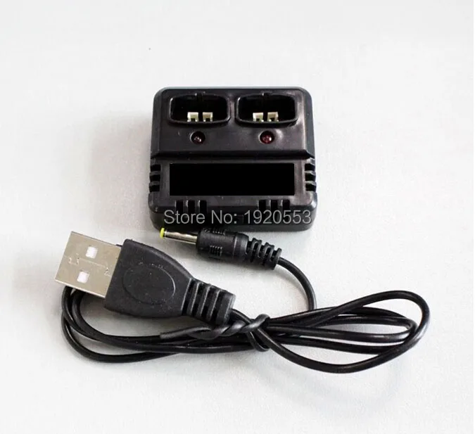 Зарядное устройство для аккумуляторов и USB кабель запасные части WLtoys V911 V911-1 пульт
