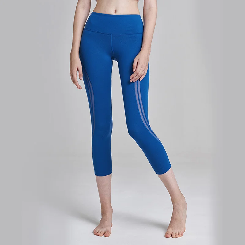 Women's Sports Tights Slim Yoga leggings compression Pants High Waist Stretch Sportswear Fitness Trousers | Спорт и развлечения