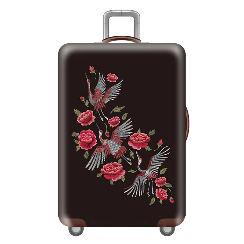 C Luggage cover Плотный чехол для чемодана, эластичные пылезащитные Чехлы для 18-32 дюймов, чехол для костюма, чехол на колесиках, пылезащитные Чехлы, аксессуары для путешествий - Цвет: C Luggage cover