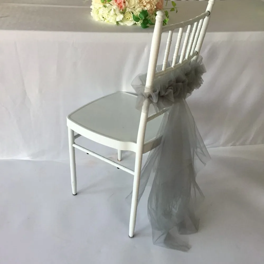 100 шт. прозрачная пачка с/без атласного банта новый дизайн Chiavari Чехол для стула|chair