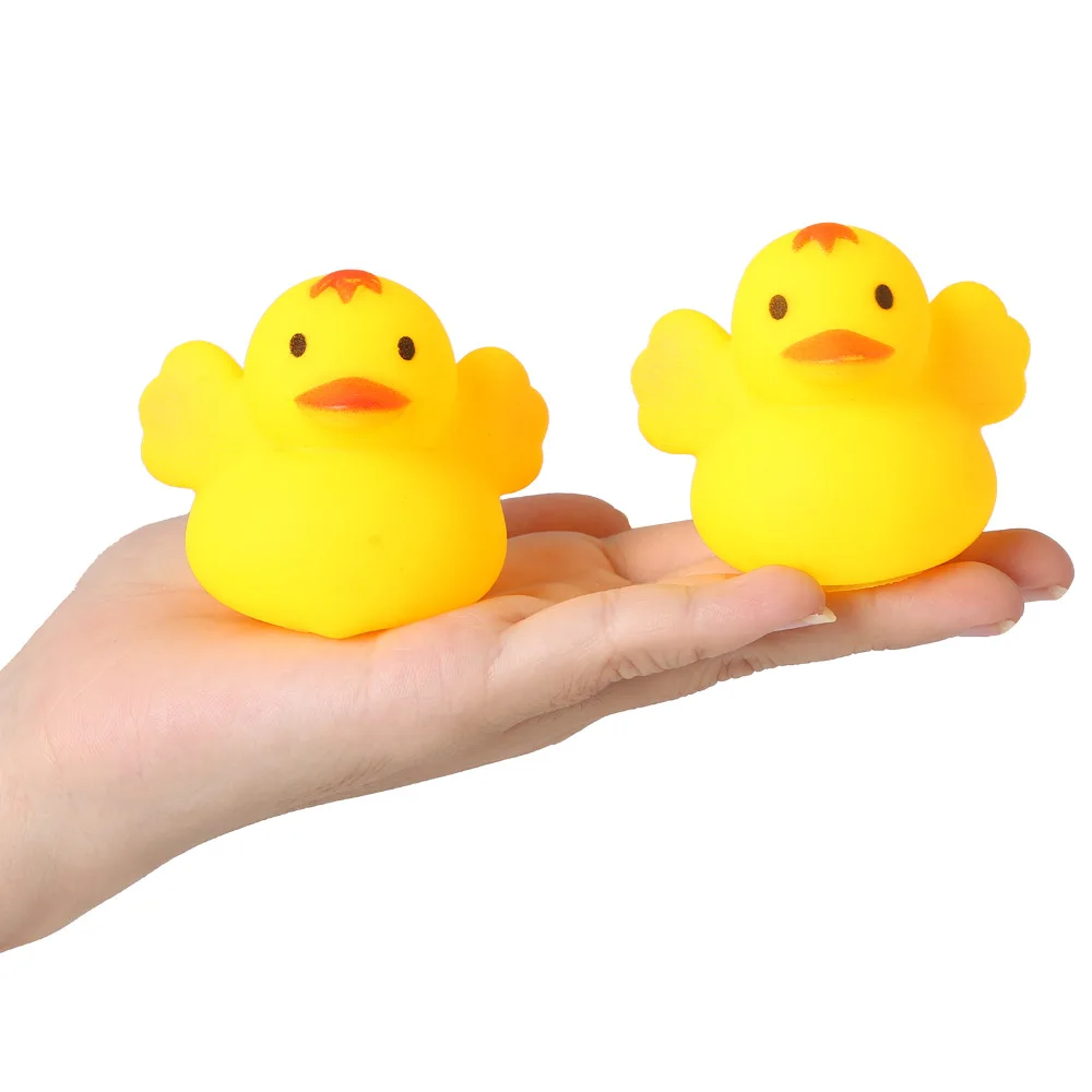 3Pcs/Set Soft Angel Rubber Ducks Baby Bath Toys Kids Floating Squeeze Sound Animals Shower Play Toy Pool Water Bathroom | Игрушки и
