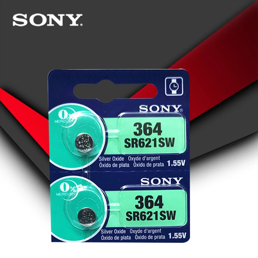 Батарейка для часов Sony 621 AG1 LR621 sr621sw 364A 1 5 V LR60 шт.|Часовые батарейки| |