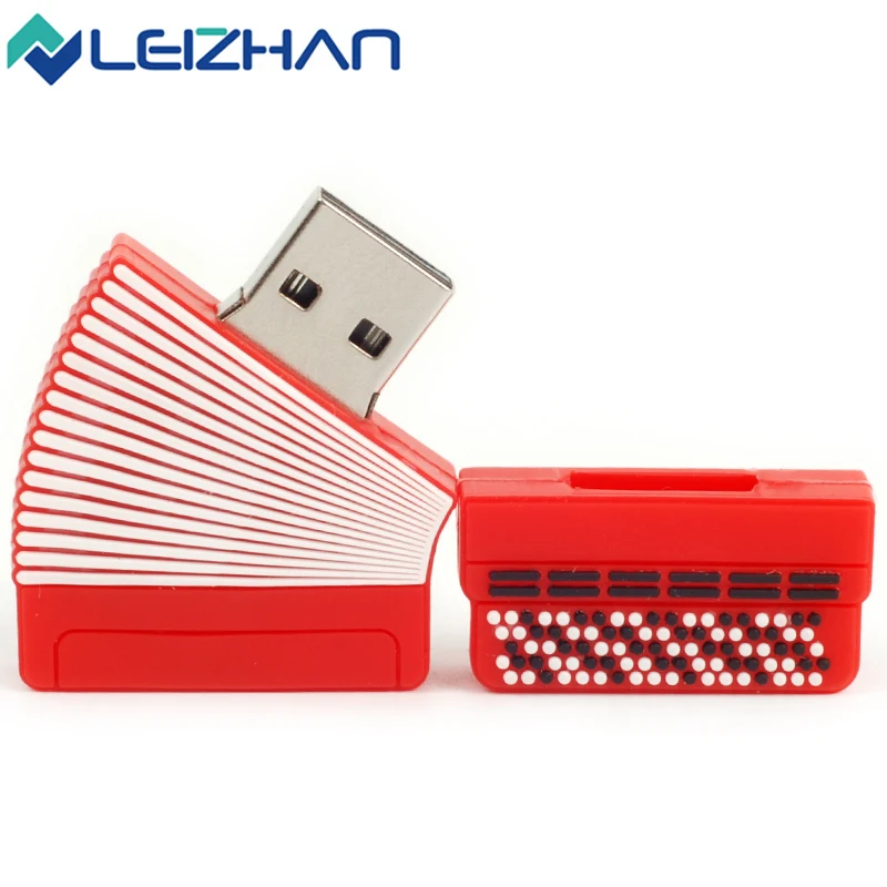 Leizhan usb флэш-накопитель 2.0 музыкальный U stick 64 г флешки 32 накопитель 16 диск памяти 8