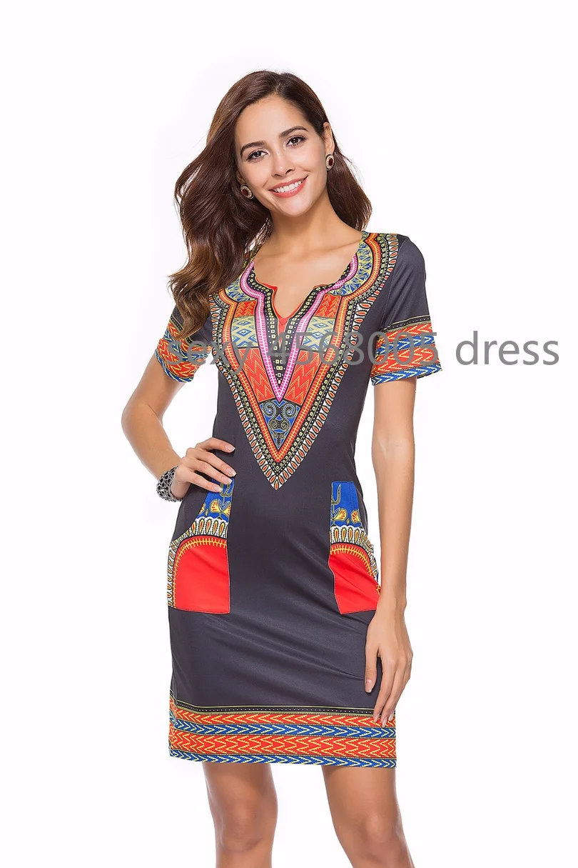 Новый стиль африканская женская одежда Дашики мода классический принт