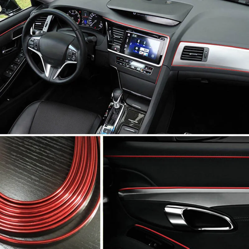 Auto Car Styling Strip Trim Decals Interior Door Sticker Moulding Line | Автомобили и мотоциклы