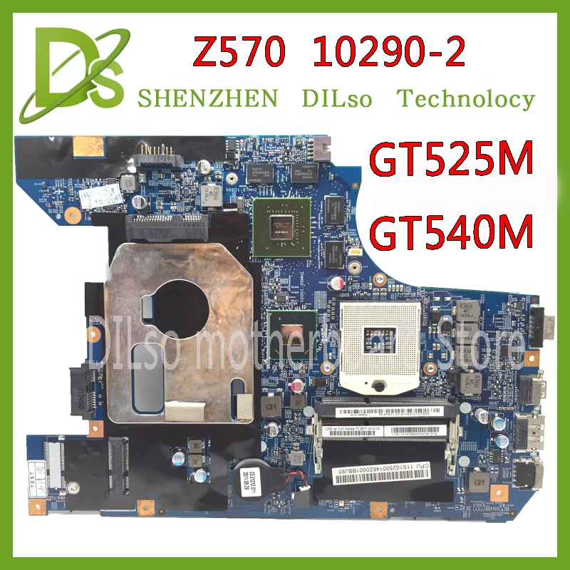 Материнская плата KEFU 10290-2 LZ57 MB для ноутбука Lenovo Z570 материнская GT540M/GT525M тест |