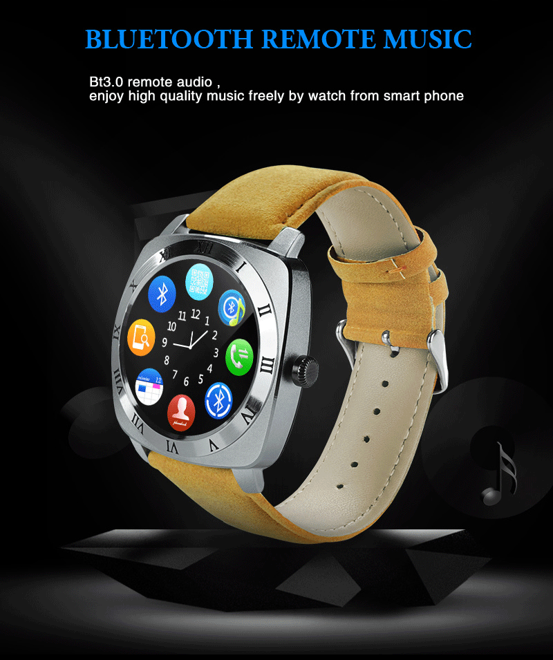 X3 Смарт часы Шагомер фитнес часы камера SIM карты Smartwatch телефон Mp3 плеер человек для IOS Android Watchphone PK U8 DZ09