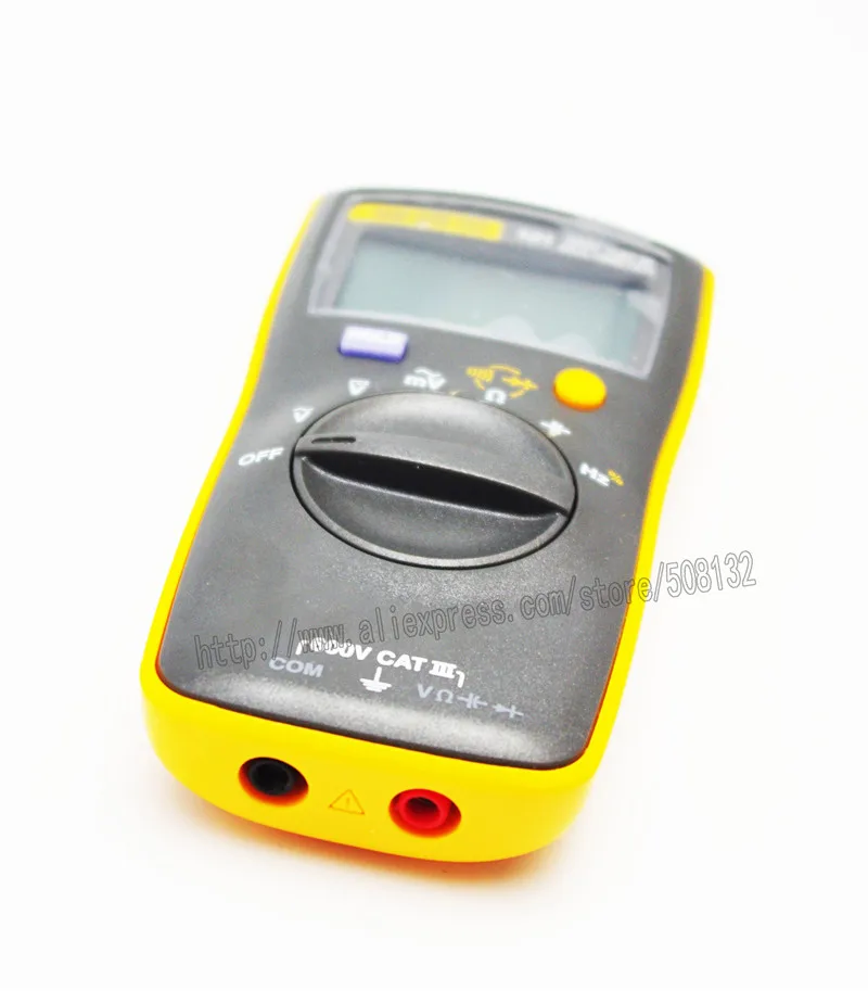 Fluke 101 базовый карманный цифровой мультиметр размером с ладонь автоматическим