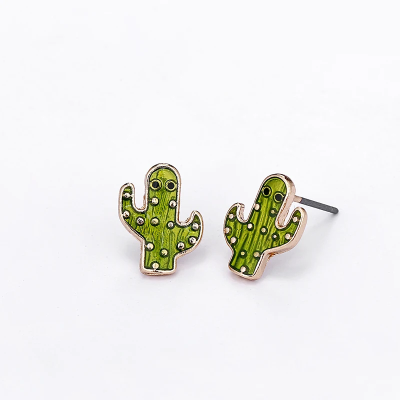 Корейские серьги кактус бижутерия гвоздики аксессуары для женщин boucle d'oreille femme