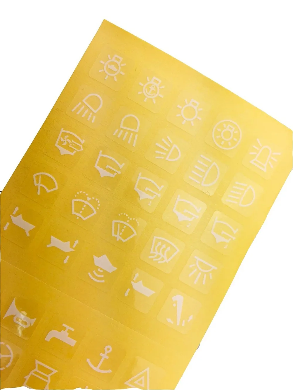 Наклейки на панель переключателя 50 шт. один лист | Автомобили и мотоциклы