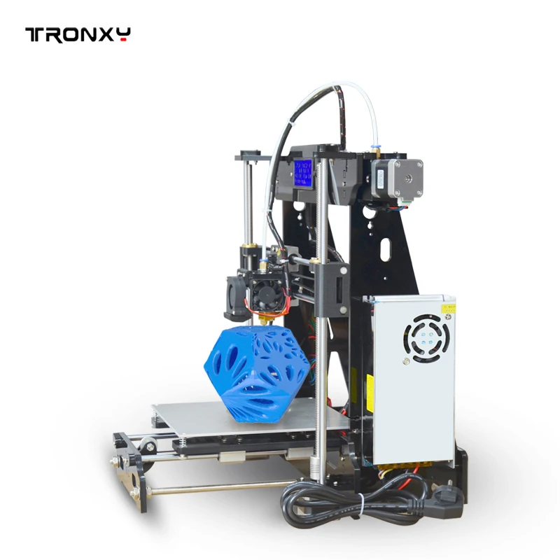Tronxy Улучшенное Качество Высокая точность Reprap 3D принтер DIY Набор P802E bowden экструдер