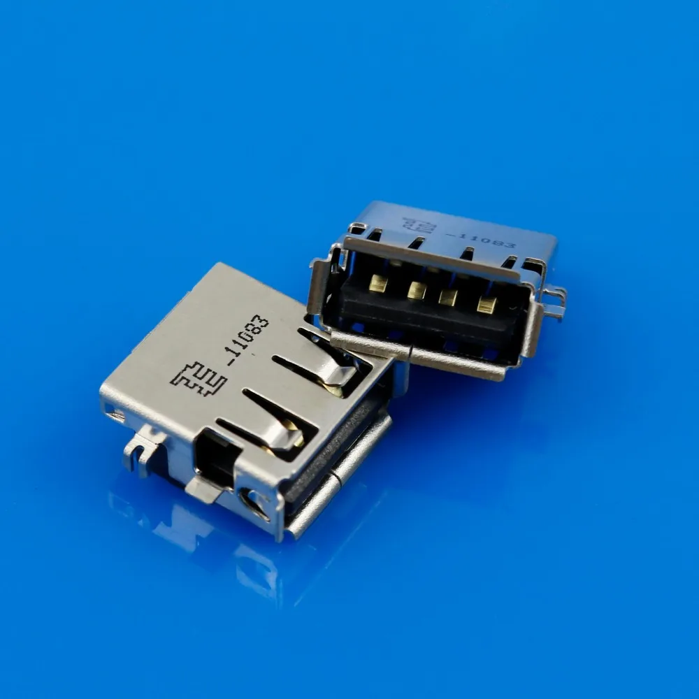 Новый гнездовой разъем USB 2 0 USB-порт для ноутбука Lenovo Asus и т. Д. медный вниз US-200 |