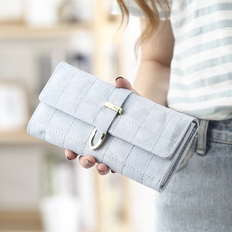 Модный кошелек клатч для путешествий Женский чековый длинный держатель карт