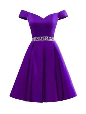 Same with picture Doragrace vestidos de festa женское короткое коктейльное платье с открытыми плечами и бисером - Цвет: Same with picture