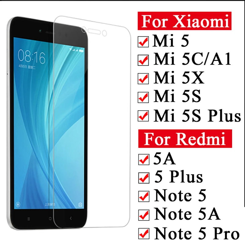 Защитное стекло для экрана ksiomi redmi 5a note 5 plus pro xiaomi a1 a a5 5x 5S|Защитные стёкла и плёнки